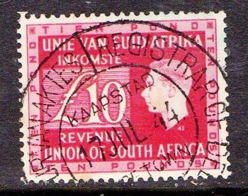 1944 SA INKOMSTE 10 POND TOPWAARDE. NETJIES GEBRUIK