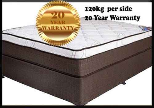 KING SIZE BEDS -  BASE AND MATTRESS 120kg PER SIDE