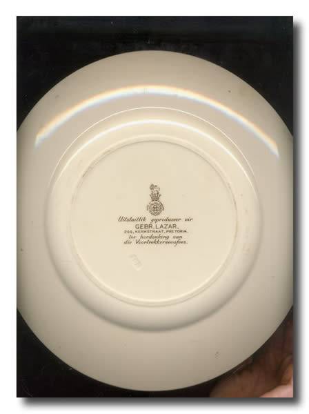 Voortrekker-Eeufees gedenk bord - 16 Desember 1838 - 16 Desember 1938