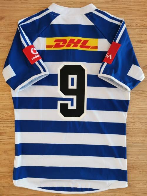 2013 Currie Cup Semi-Final Matchworn Rugby Jersey (nr. 9) - Louis Schreuder