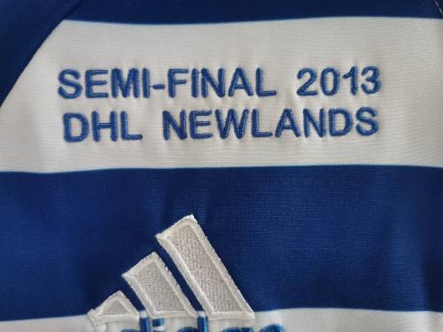 2013 Currie Cup Semi-Final Matchworn Rugby Jersey (nr. 9) - Louis Schreuder