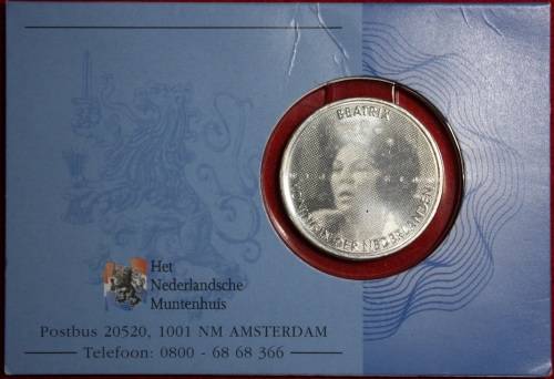 2005 Netherlands 10 Euro Coin (Sealed) sterling silver (92.5%) coin - Brilliant Uncirculated
