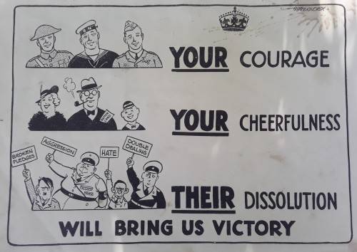 RARE WORLD WAR 2 BRITISH CARTOON BOOK `ADOLF AND HIS CRAZY GANG`.