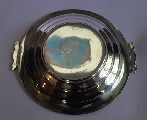 1949 Voortrekker Monument Silver-Plated bowl. Art Deco style.