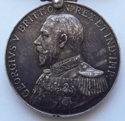 Rare silver WW1 Royal Naval Reserve LS & GC Medal to 2331U J. Foy STO. R.N.R.