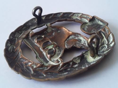 WW2 SA Native Military Corps Cap Badge.
