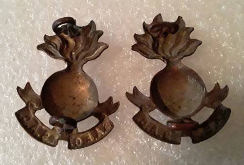 Pair of S.A.E.C. SA Engineers Badges.