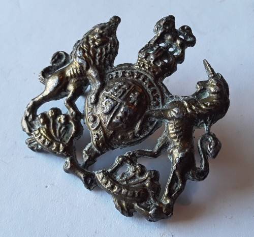 Boer War Home Counties Reserve Regiment Cap Badge. Lugs intact.