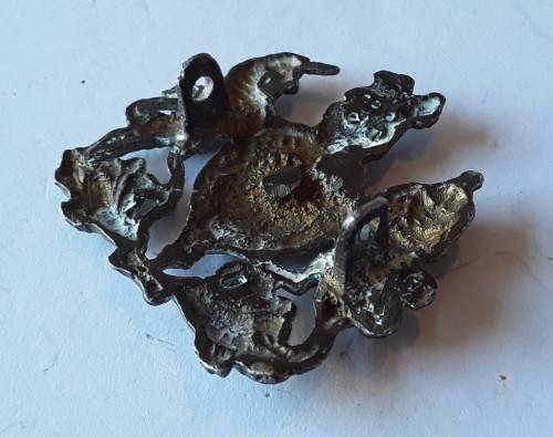 Boer War Home Counties Reserve Regiment Cap Badge. Lugs intact.