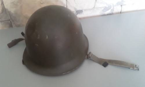 Vintage SADF `Staaldak` Helmet With Inner.