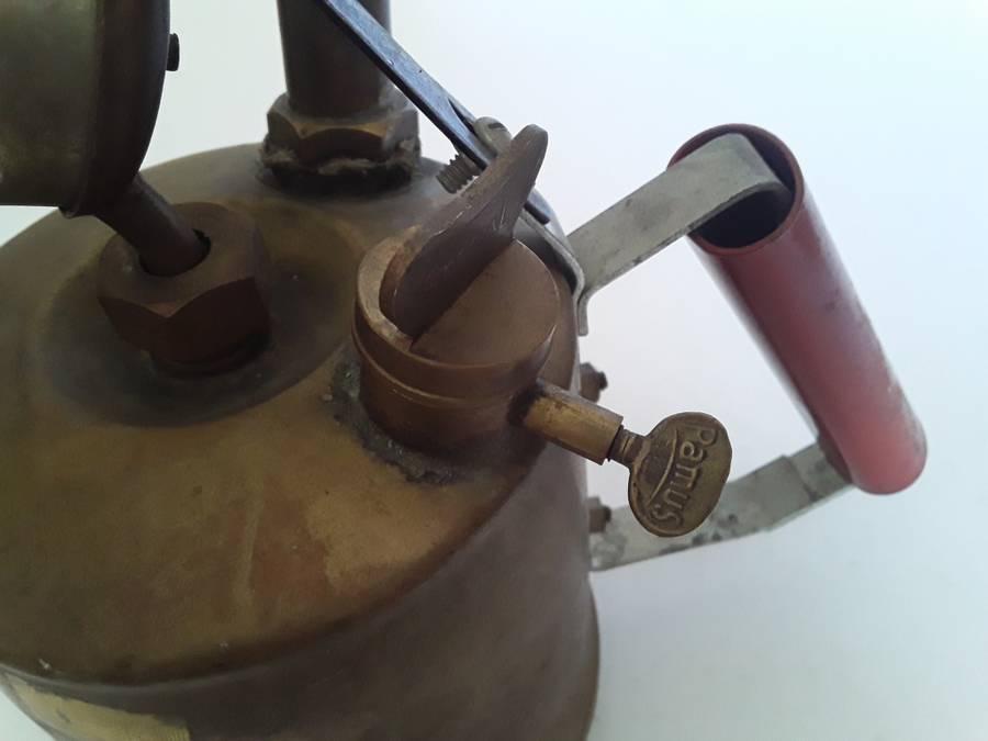 Vintage Brass `Pamus` 2 Pint Blow Torch.