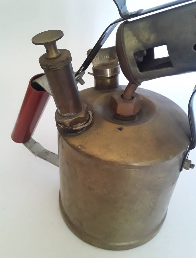Vintage Brass `Pamus` 2 Pint Blow Torch.
