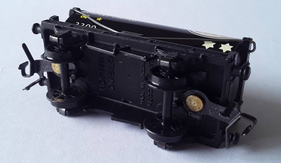 Hornby Dublo D1 Tank Wagon. `ESSO`, Black. No : 4680. Mint in box.