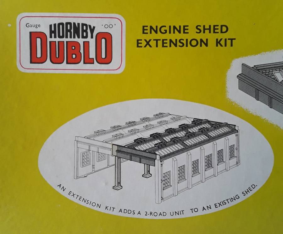 Hornby Dublo Engine Shed extension Kit. No : 5006. Mint in box.