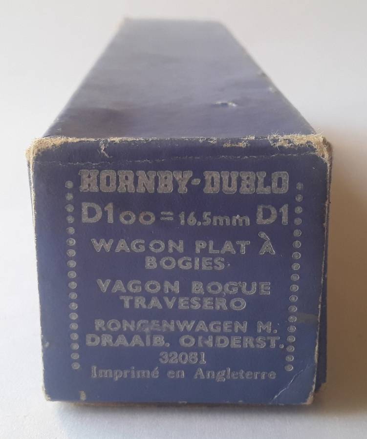 Hornby Dublo D1 Bogie Bolster Wagon, BR. No : 32051. Mint in box.