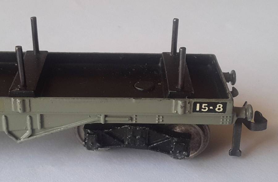 Hornby Dublo D1 Bogie Bolster Wagon, BR. No : 32051. Mint in box.