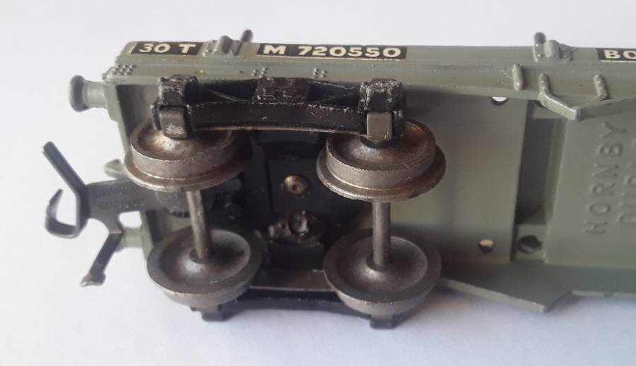 Hornby Dublo D1 Bogie Bolster Wagon, BR. No : 32051. Mint in box.