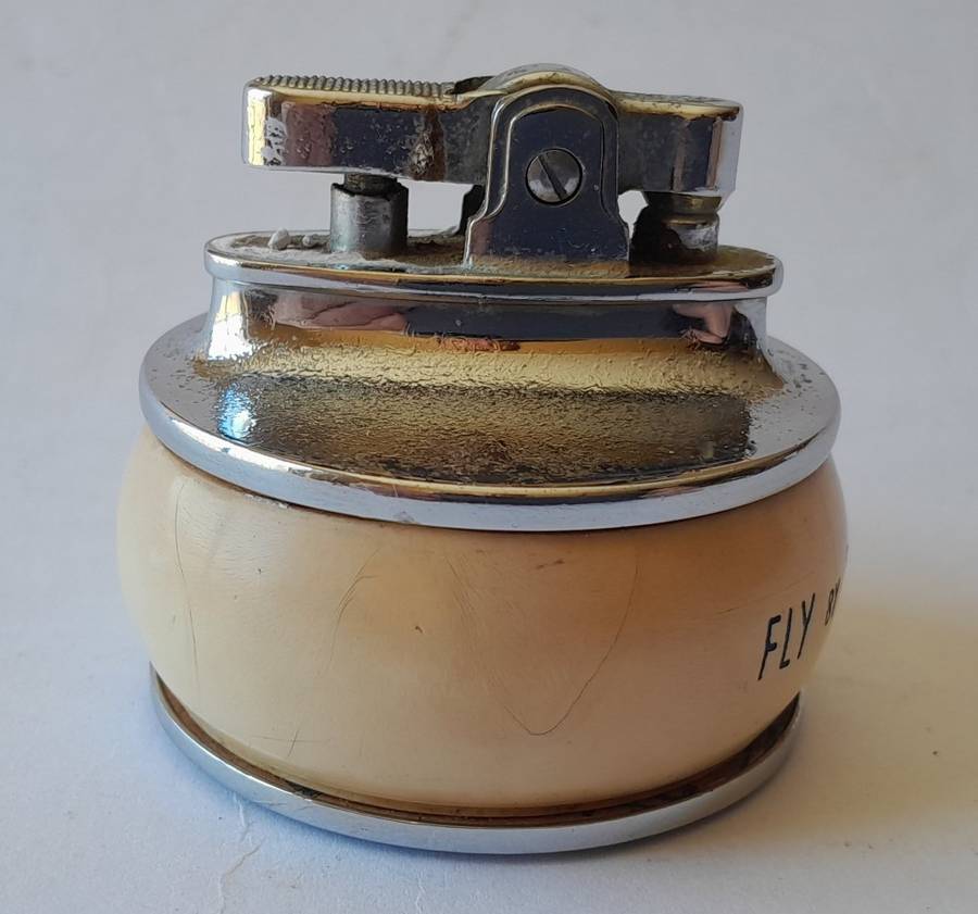 Rare Rolstar `British Overseas Airways Corporation` Table Lighter.
