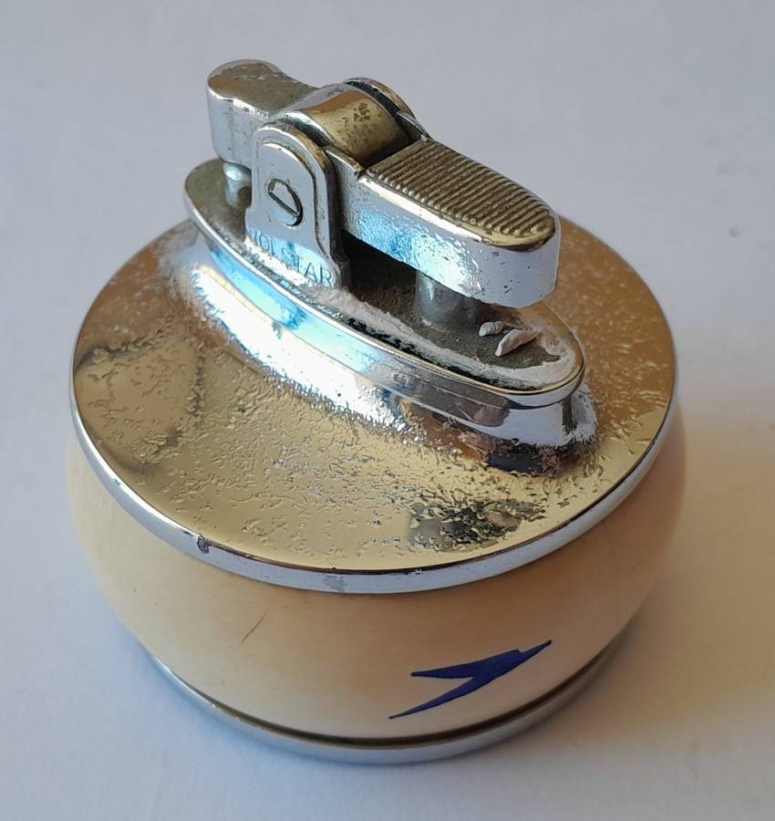 Rare Rolstar `British Overseas Airways Corporation` Table Lighter.