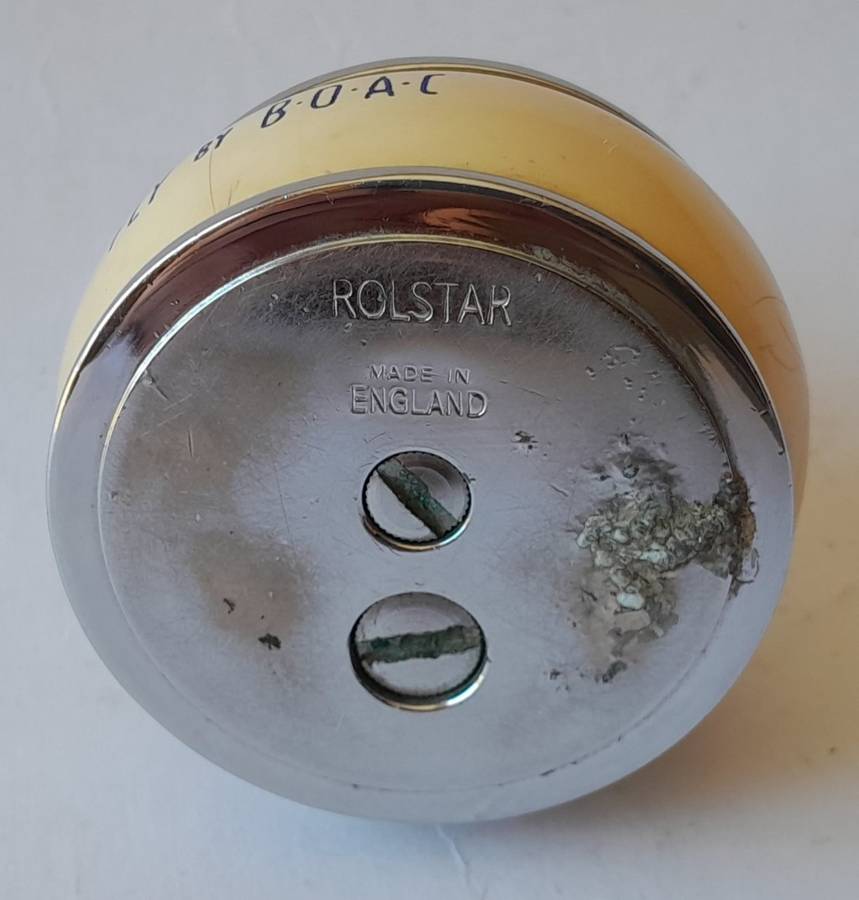 Rare Rolstar `British Overseas Airways Corporation` Table Lighter.