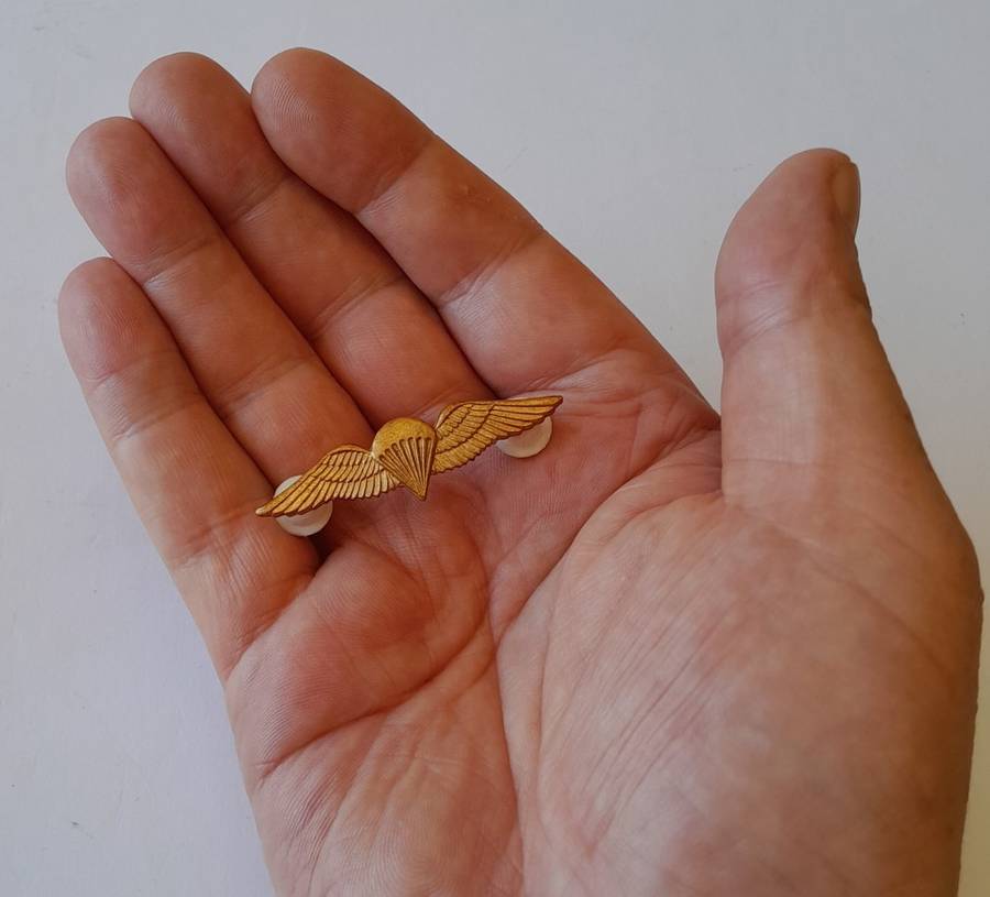 SADF Paratrooper Mess Dress Wings. Pins Intact.