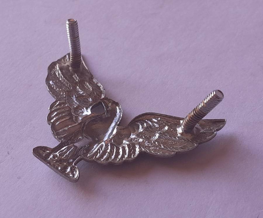 Transvaal State Artillery (Transvaal Staat Artillerie) Eagle Cap Badge. Lugs Intact.  1 Bent.