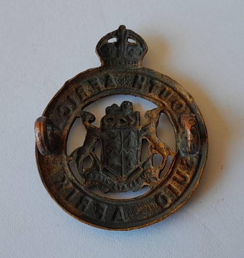 Early SA Instructional Corps Badge. Lugs Intact.