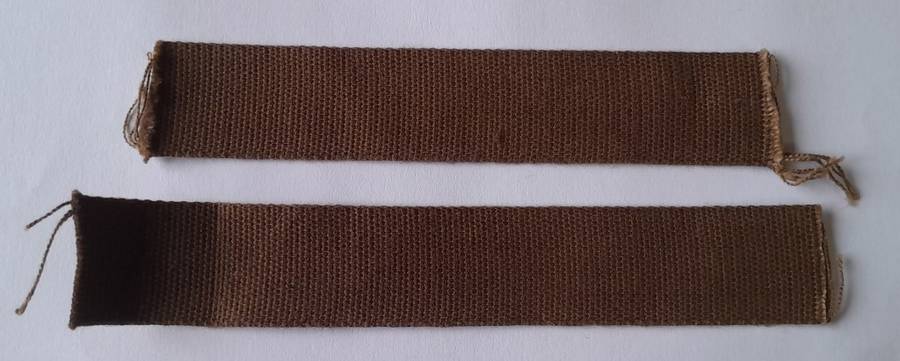 Pair Vintage SADF Name Tags. `Hodgkinson` 12cm