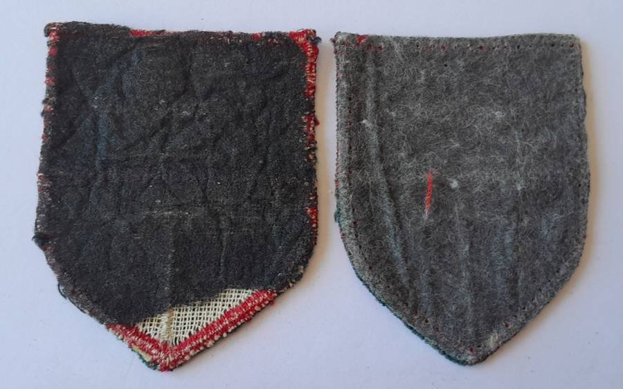 Pair Rhodesian Army Patches (Facing). Bush War (1970`s).