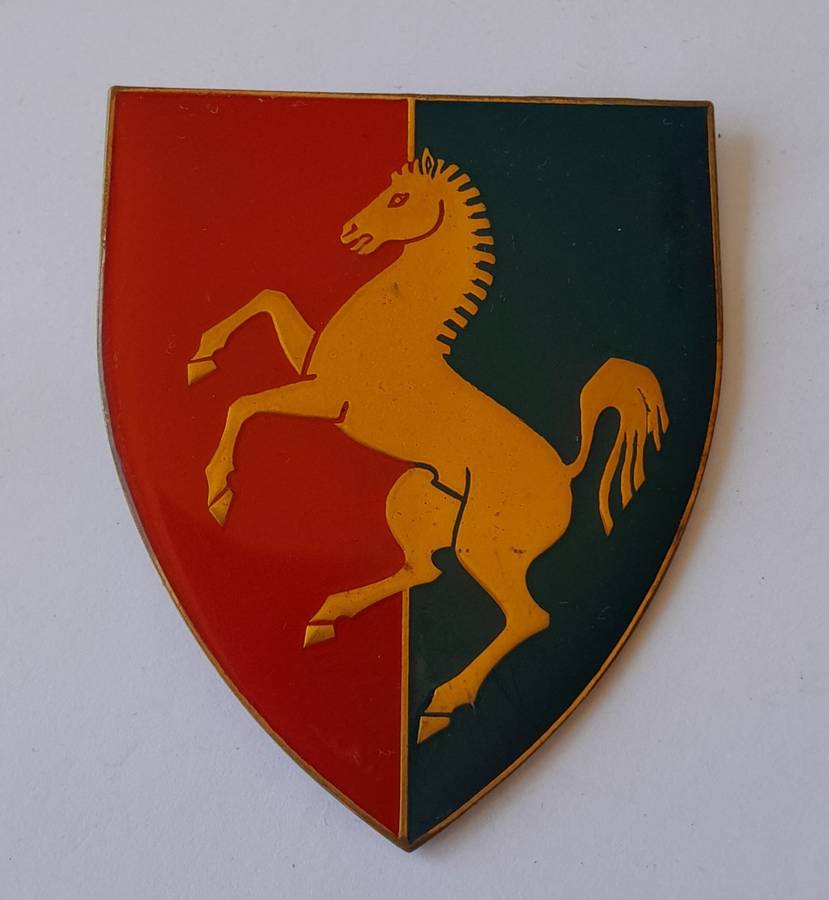 SADF Technical Service Corps Shoulder Flash. 1 Pin intact..