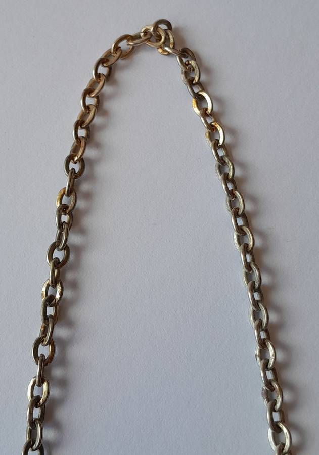 A Vintage Silver Plated `BRANDY` Bottle Decanter Label By `Ianthe, England`.