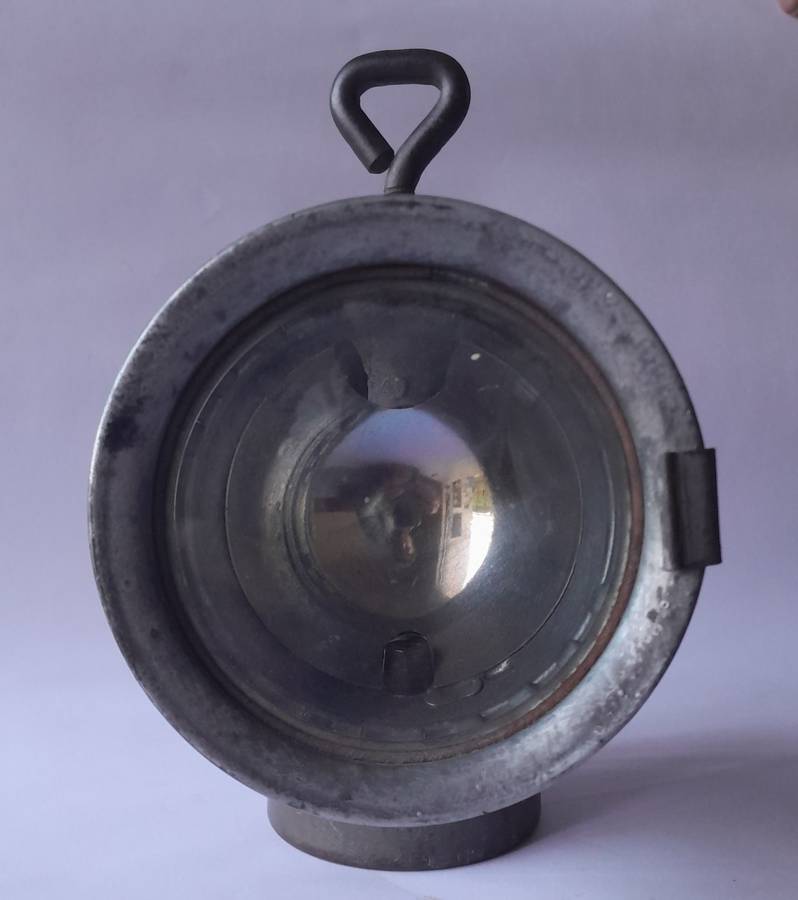 Vintage Carbide Railway Lamp.