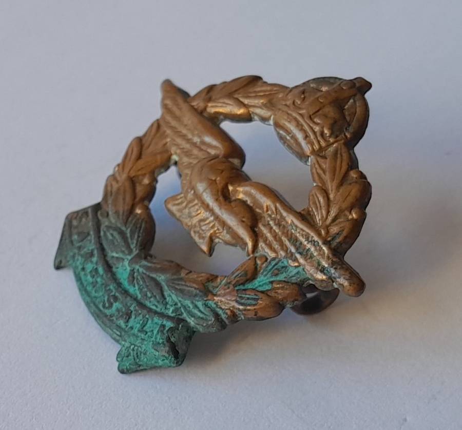 WW2 SA Air Force Collar Badge. Lugs Intact.