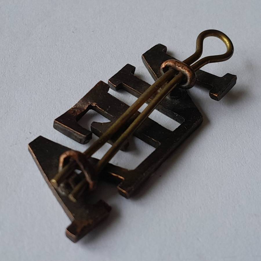 Early Natal Field Artillery Shoulder Title.  Lugs Intact.