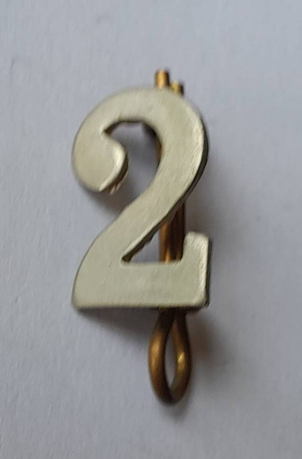 WW1 Military Regimental Number Title.