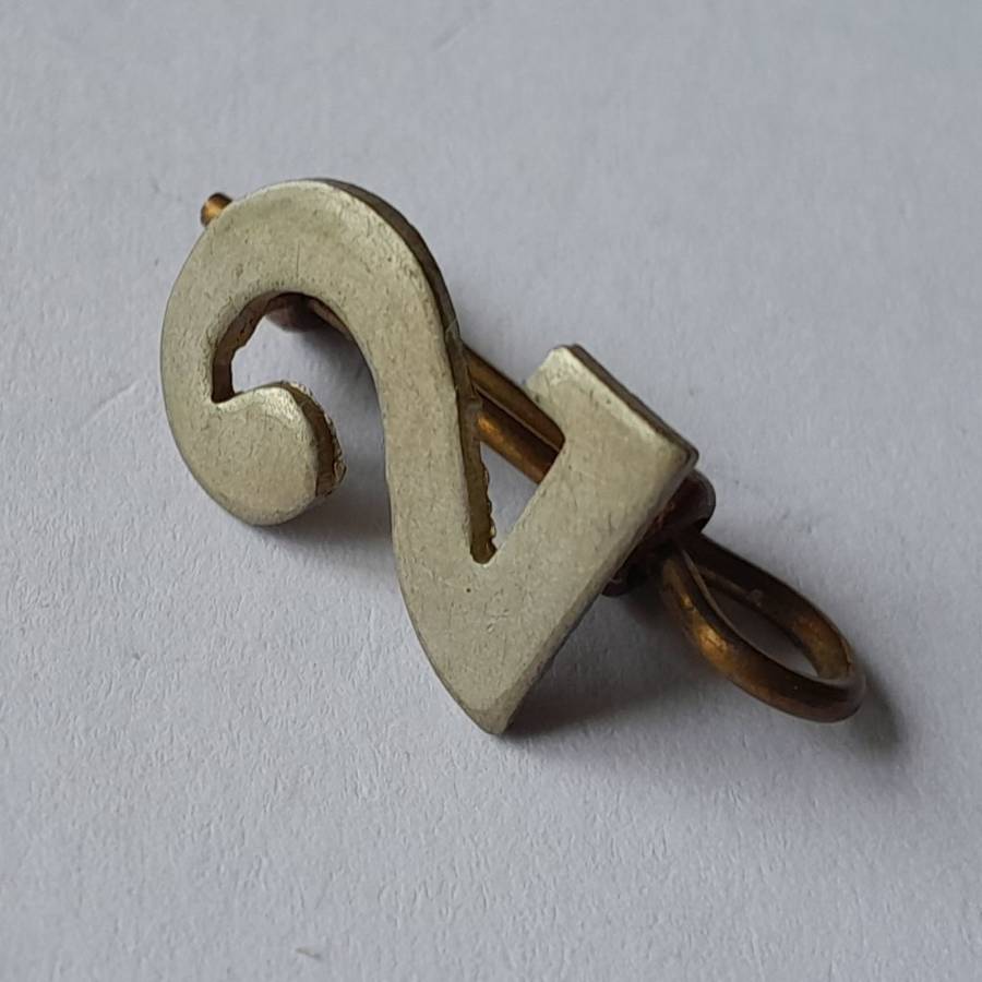 WW1 Military Regimental Number Title.