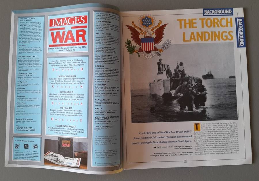 WW2 "Images Of War" Issue 19 (Tunisia) With Campaign Map And Newspaper Copy.