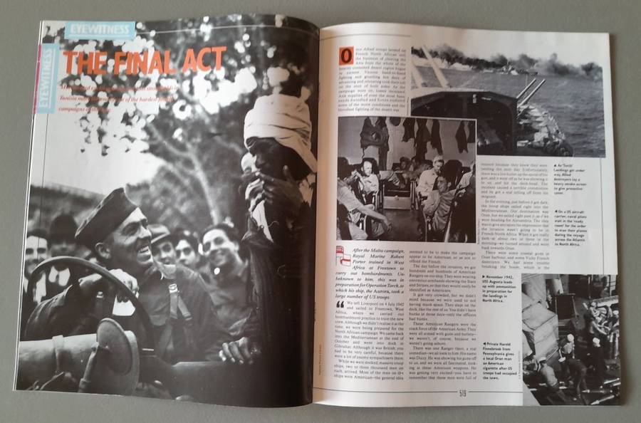 WW2 "Images Of War" Issue 19 (Tunisia) With Campaign Map And Newspaper Copy.