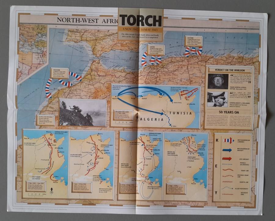 WW2 "Images Of War" Issue 19 (Tunisia) With Campaign Map And Newspaper Copy.