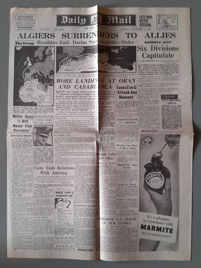 WW2 "Images Of War" Issue 19 (Tunisia) With Campaign Map And Newspaper Copy.