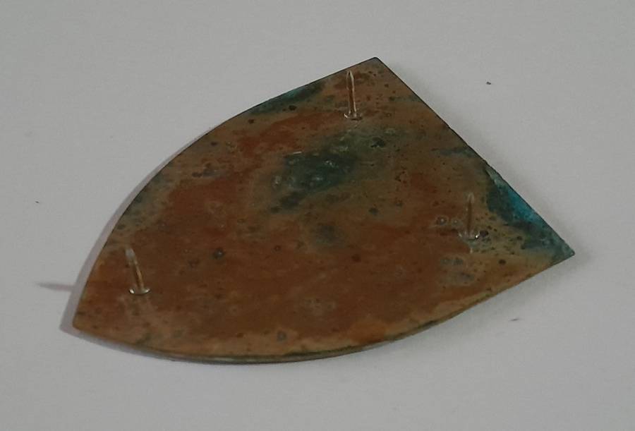 SADF 1 South African Infantry (1 SAI) Battalion Shoulder Flash.  All Pins Intact.