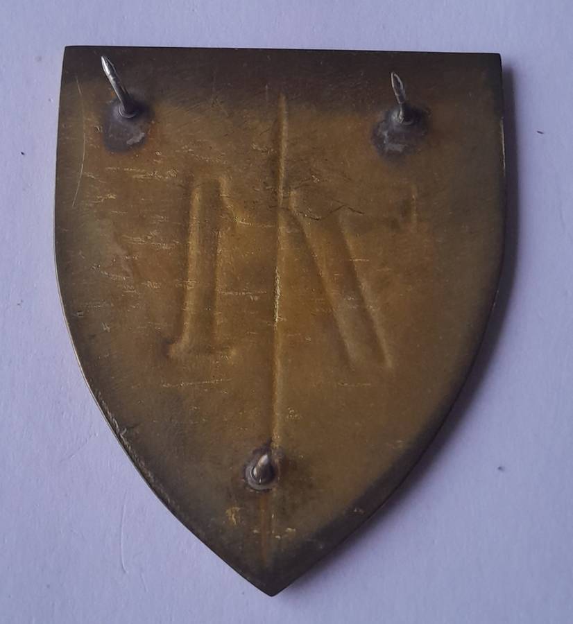 SADF 71 Motorized Brigade Shoulder Flash.  All Pins Intact.