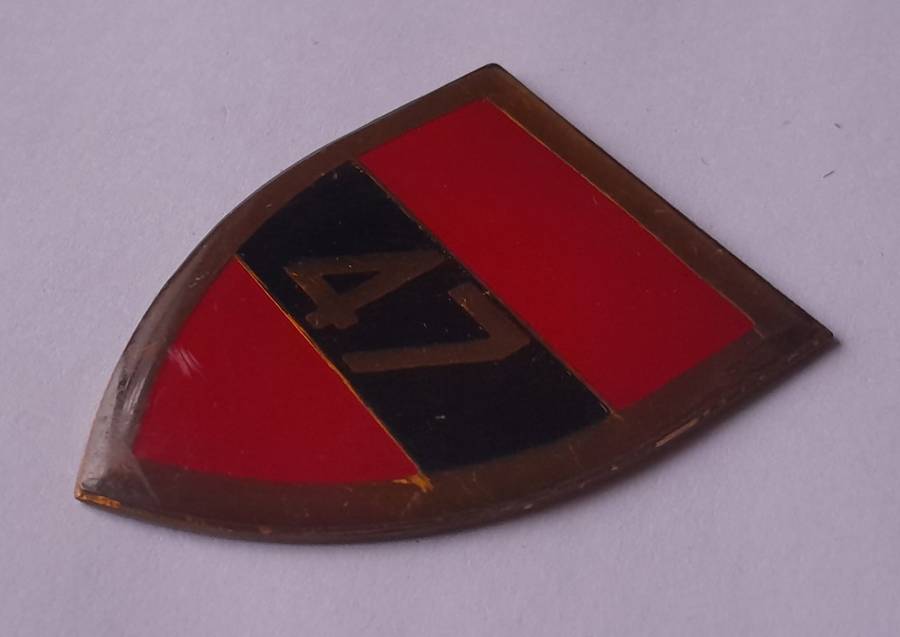 SADF 47 Survey Squadron Shoulder Flash.  No Pins.
