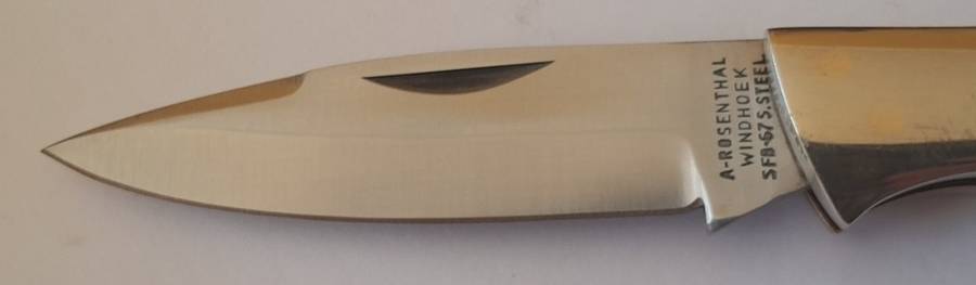 Vintage A. Rosenthal, Windhoek SFB 67 Folding Knife.  17.5cm.