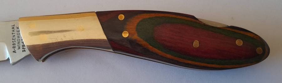 Vintage A. Rosenthal, Windhoek SFB 67 Folding Knife.  17.5cm.