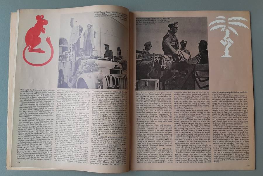 Vintage Purnell's "History Of The Second World War".  Alamein.