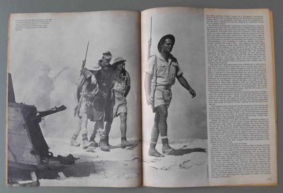 Vintage Purnell's "History Of The Second World War".  Alamein.