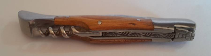 Vintage `Laguiole` 440 Steel Folding Knife.
