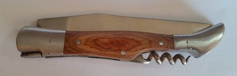 Vintage `Laguiole` 440 Steel Folding Knife.
