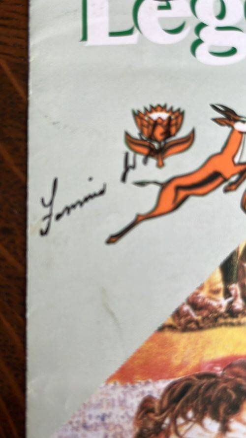 1999 Rugby Legends Menu Card - Signed